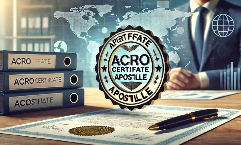 ACRO Certificate Apostille