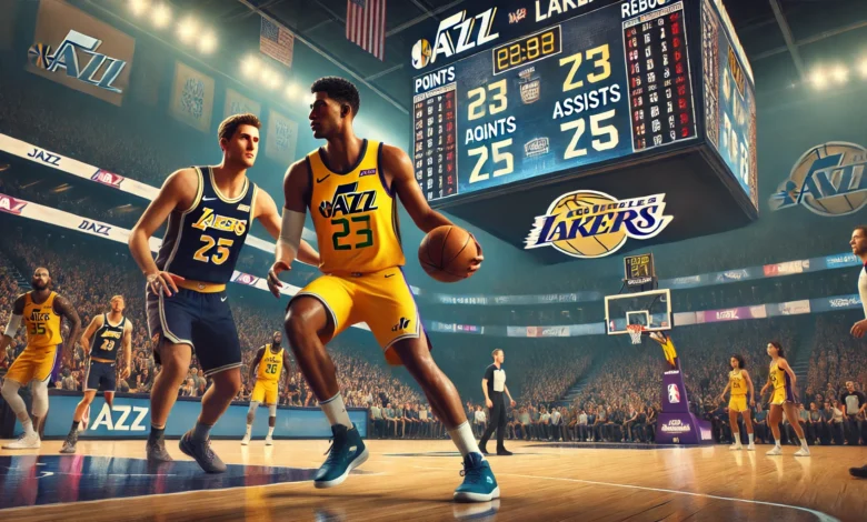 Utah Jazz vs Lakers Match Player Stats